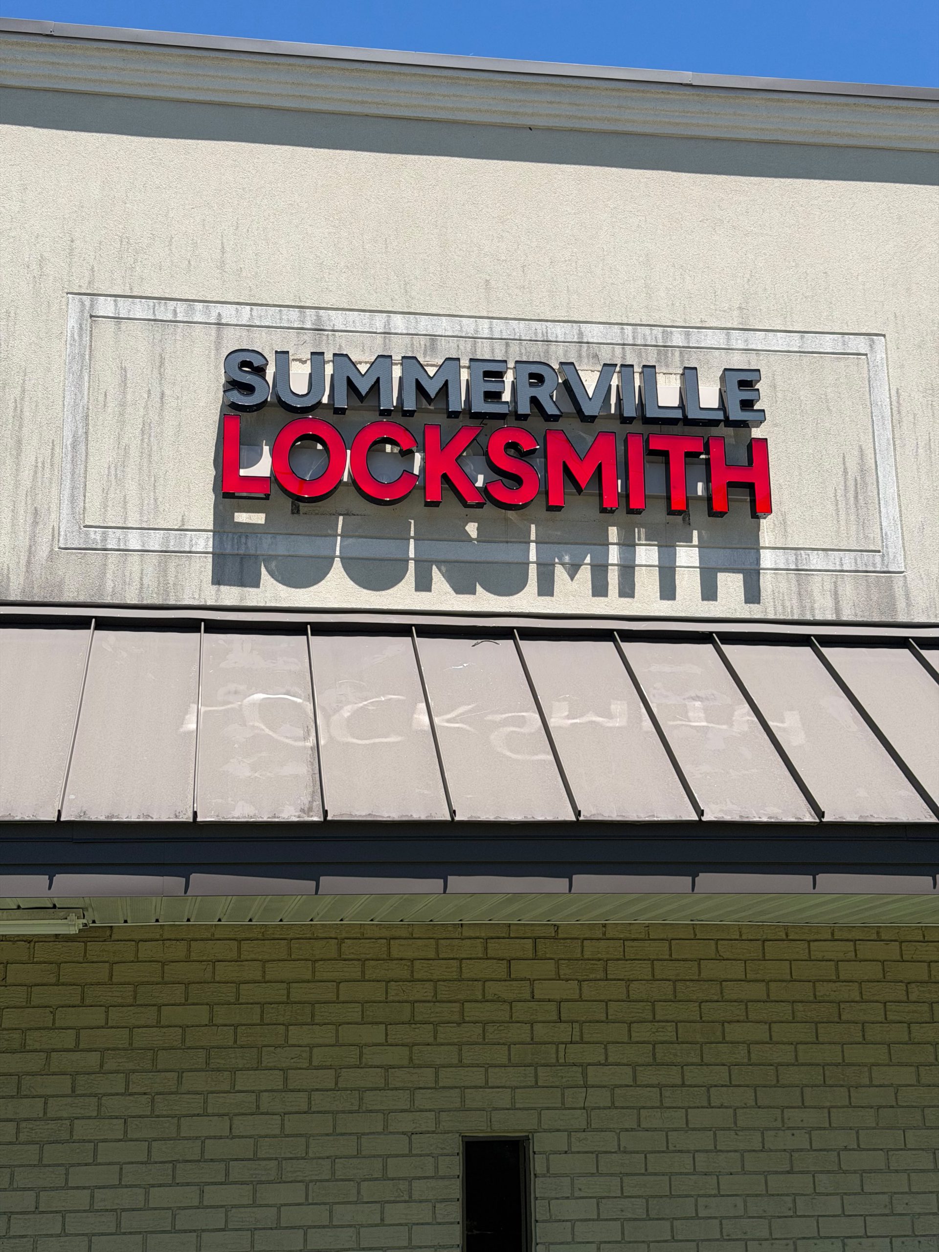 Summerville Locksmith Old Trolley Road location storefront at 75 Old Trolley Rd Unit 1, Summerville SC 29485