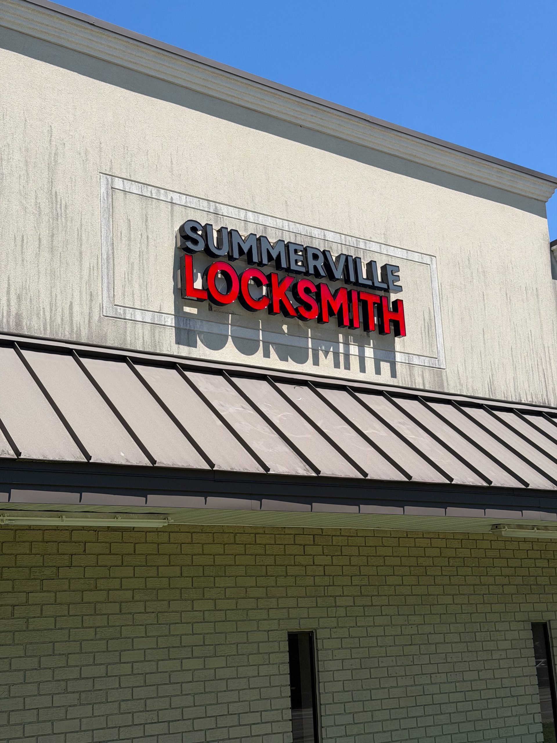 Summerville Locksmith Old Trolley Road location storefront at 75 Old Trolley Rd Unit 1, Summerville SC 29485